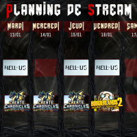 Planning de Stream Semaine 03 - 2026