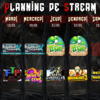 Planning de Stream Semaine 21 - 2026