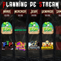 Planning de Stream Semaine 23 - 2026